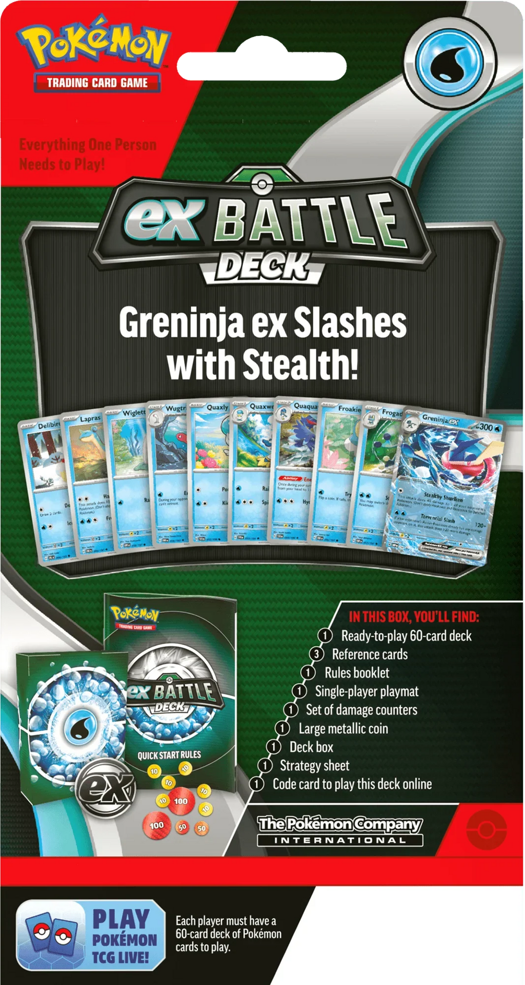 Pokemon TCG - Scarlet & Violet - Battle Deck- Greninja ex