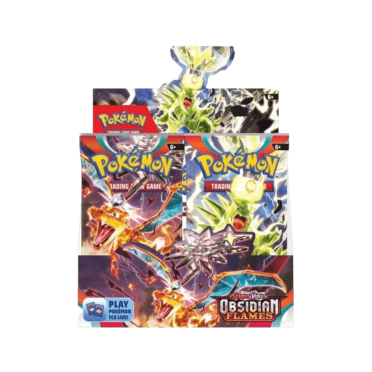 Pokemon TCG - Scarlet & Violet - Obsidian Flames - Display Case (6x Booster Boxes)