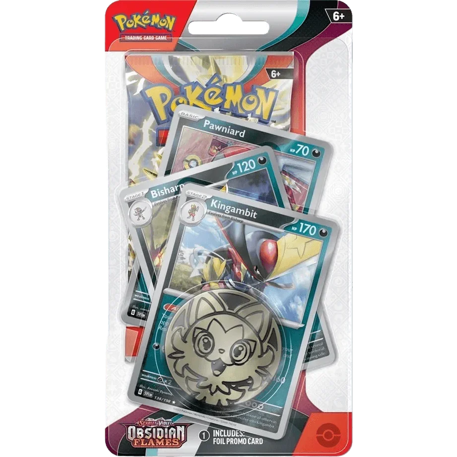Pokemon TCG - Scarlet & Violet - Obsidian Flames - Premium Checklane Blister Packs