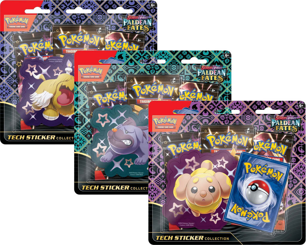 Pokemon TCG - Scarlet & Violet - Paldean Fates - Tech Sticker Collection