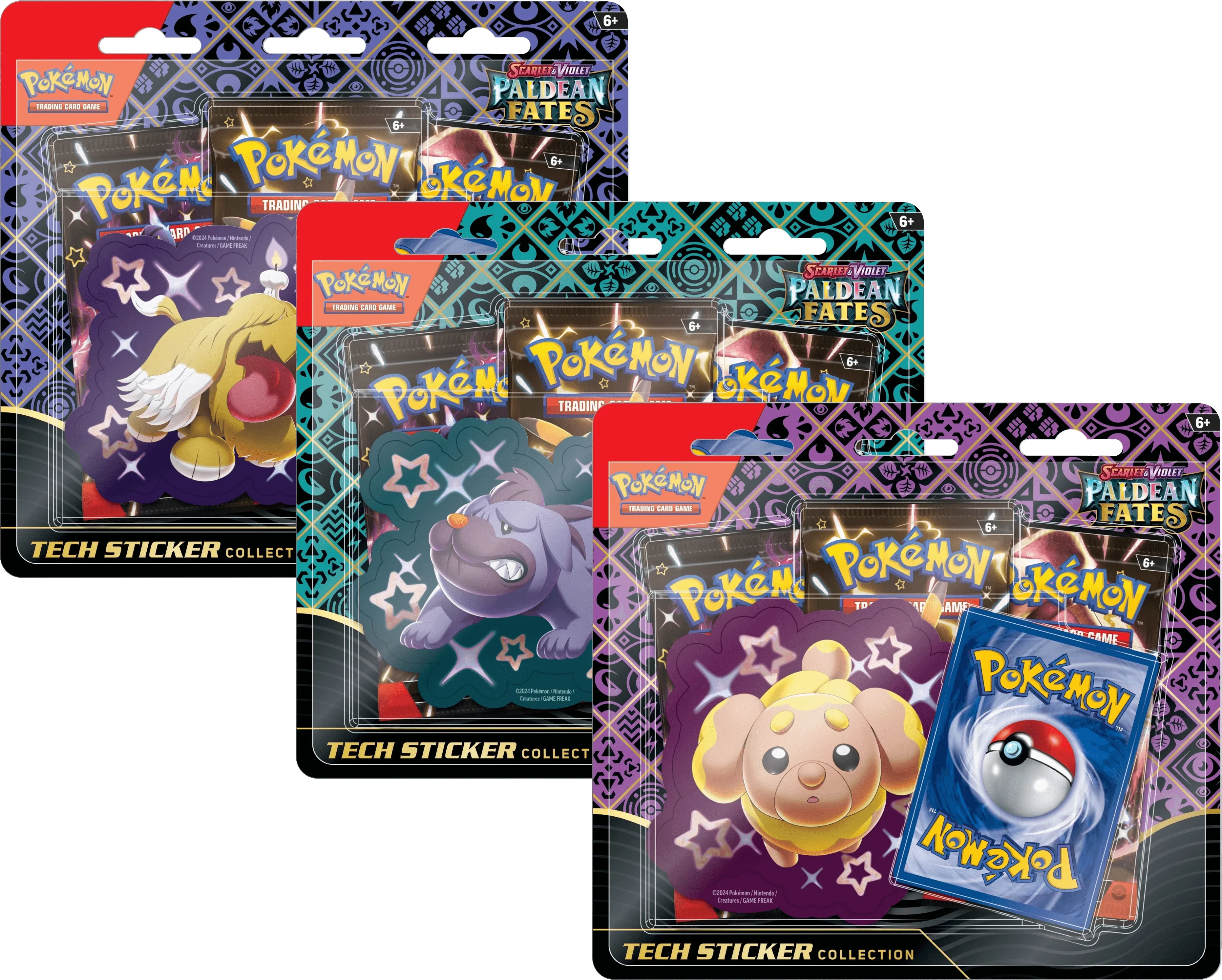 Pokemon TCG - Scarlet & Violet - Paldean Fates - Tech Sticker Collection