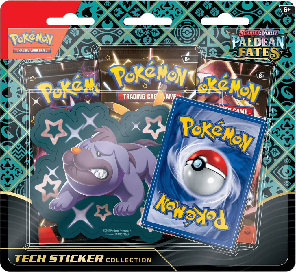 Pokemon TCG - Scarlet & Violet - Paldean Fates - Tech Sticker Collection