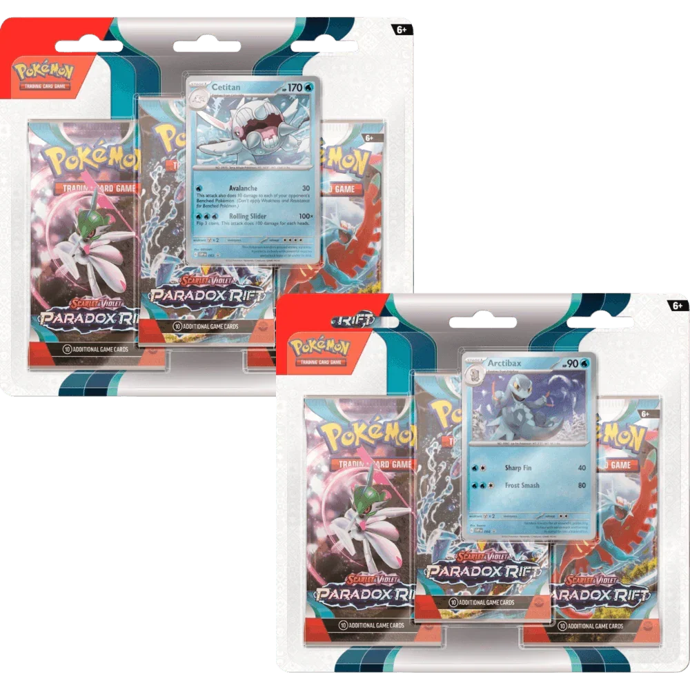 Pokemon TCG - Scarlet &amp; Violet - Paradox Rift - 3-Pack Blisters
