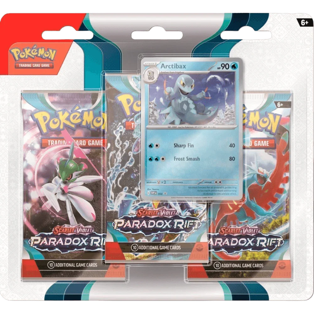 Pokemon TCG - Scarlet &amp; Violet - Paradox Rift - 3-Pack Blisters
