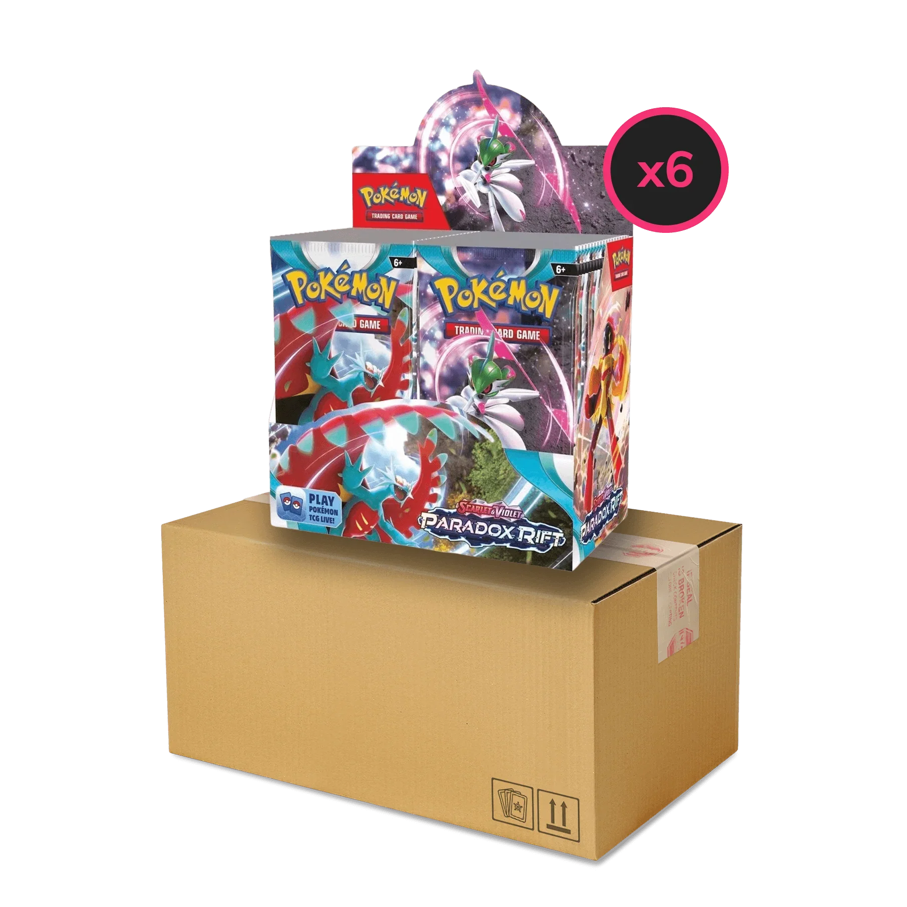 Pokemon TCG - Scarlet & Violet - Paradox Rift - Display Case (6x Booster Boxes)