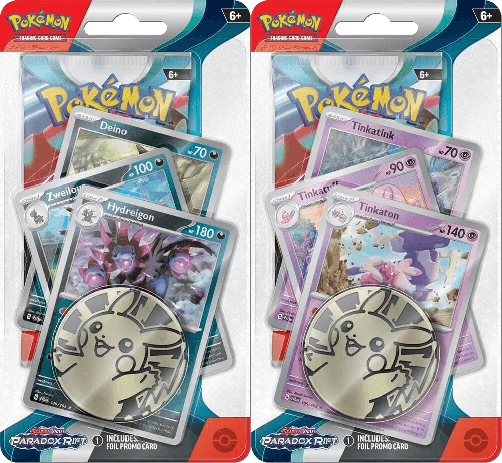 Pokemon TCG - Scarlet & Violet - Paradox Rift - Premium Checklane Blister Packs