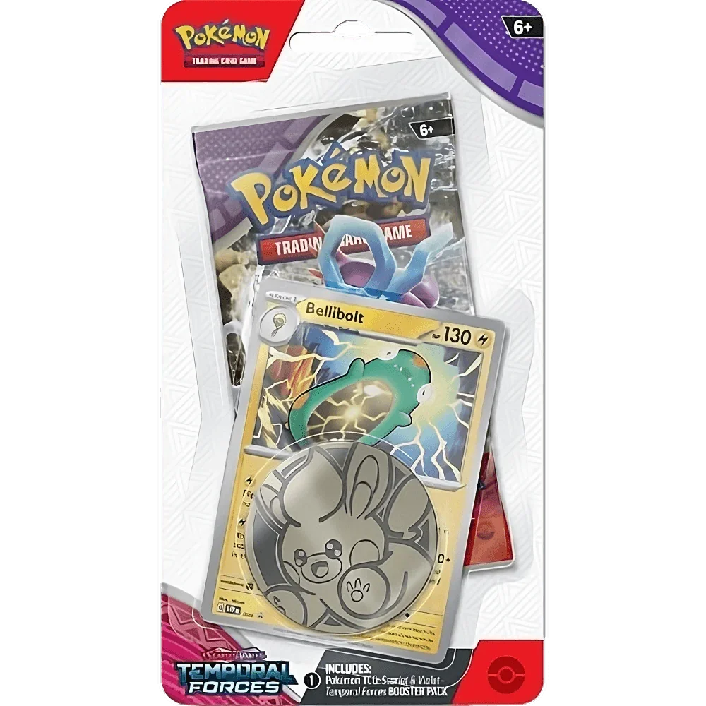 Pokemon TCG - Scarlet & Violet - Temporal Forces - Checklane Blister Pack - Bellibolt