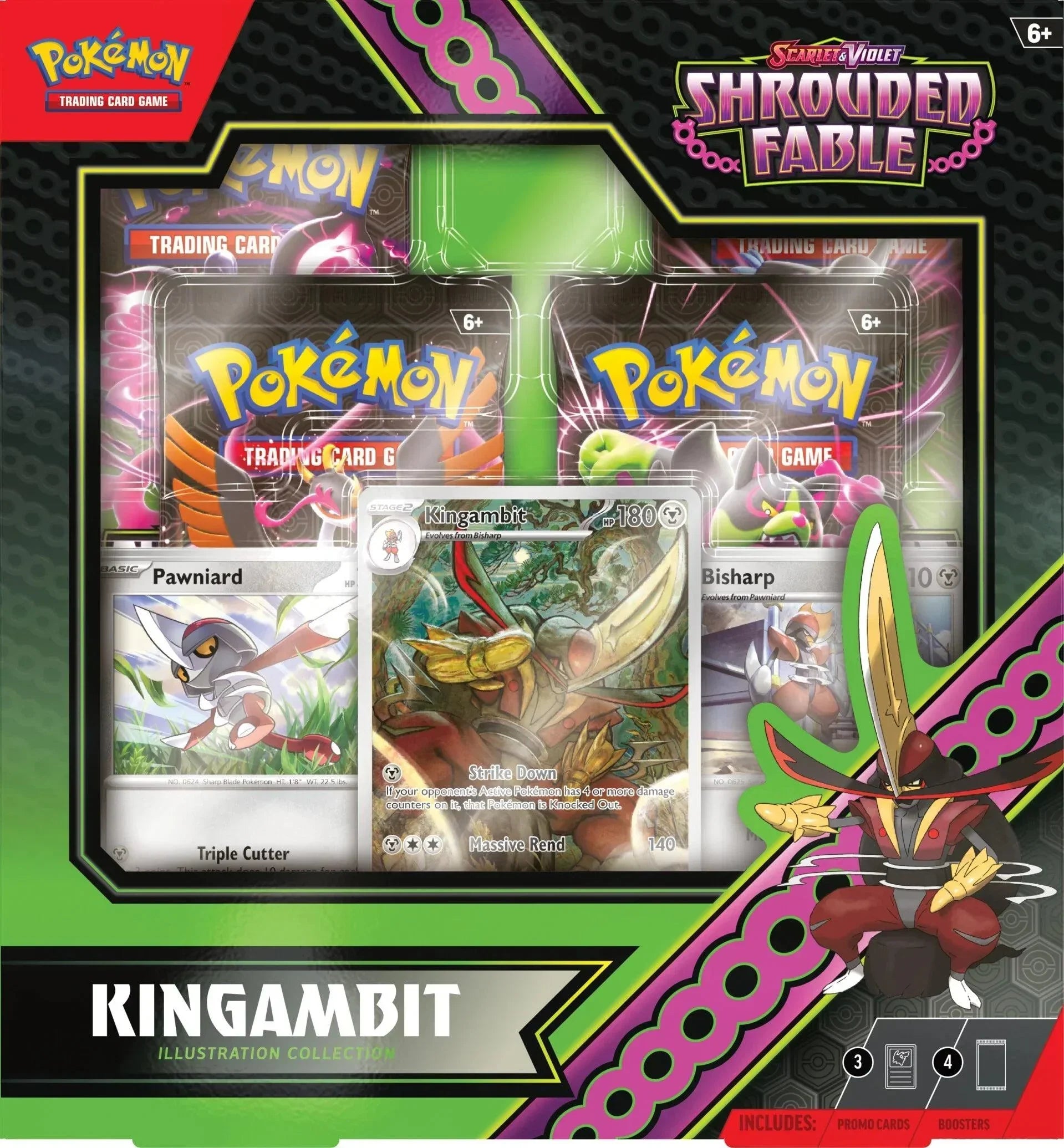 Pokemon TCG - Scarlet & Violet - Shrouded Fable - Kingambit Illustration Collection Box