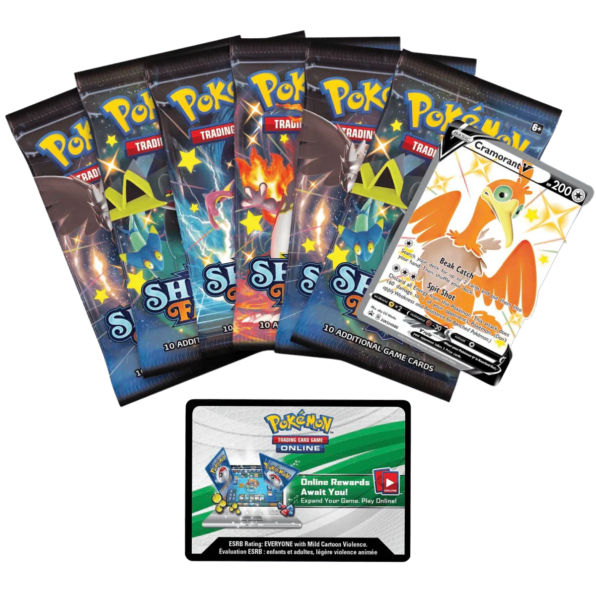 Pokemon TCG - Sword & Shield - Shining Fates - Tin - Cramorant V