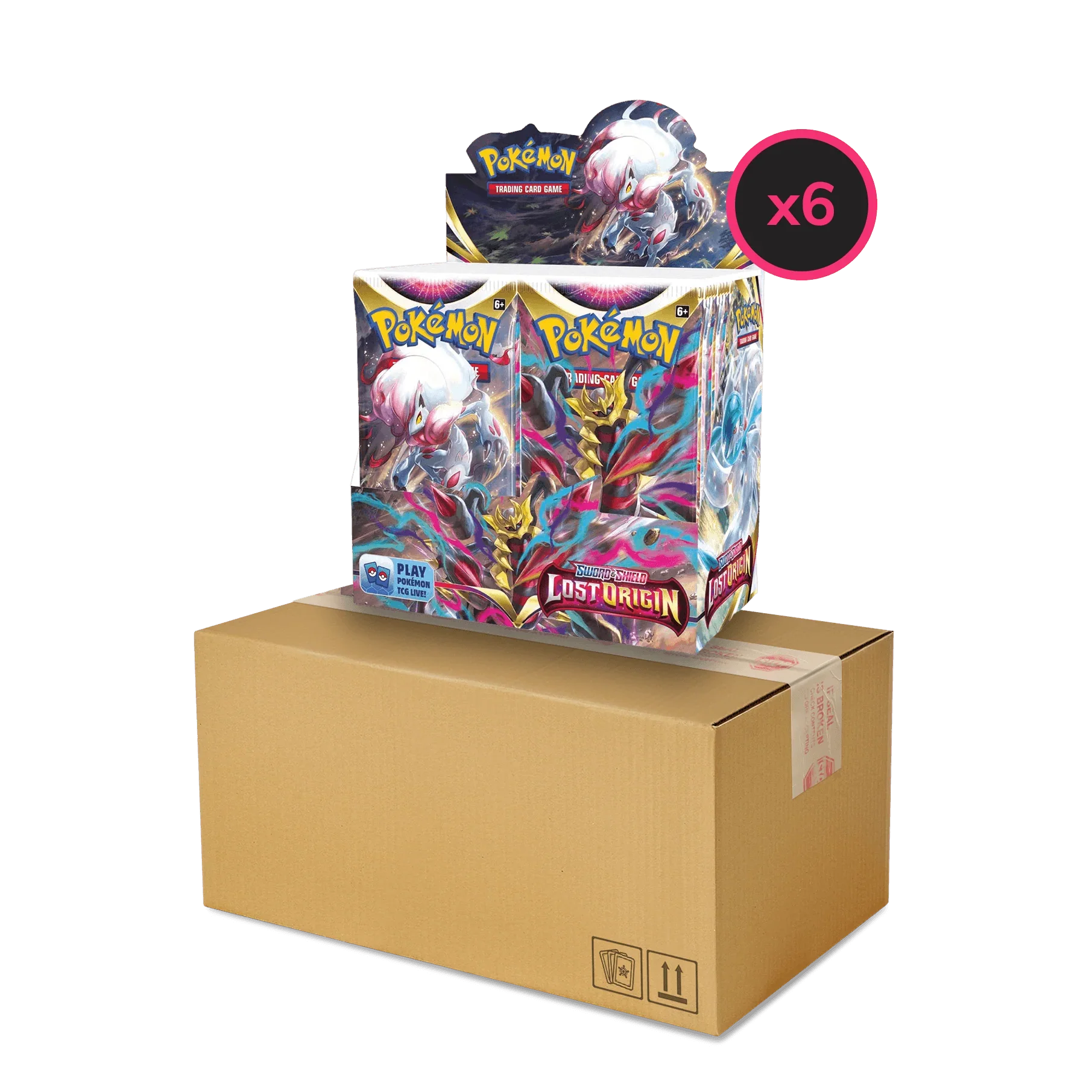 Pokemon TCG - Sword & Shield - Lost Origin - Display Case (6x Booster Boxes)