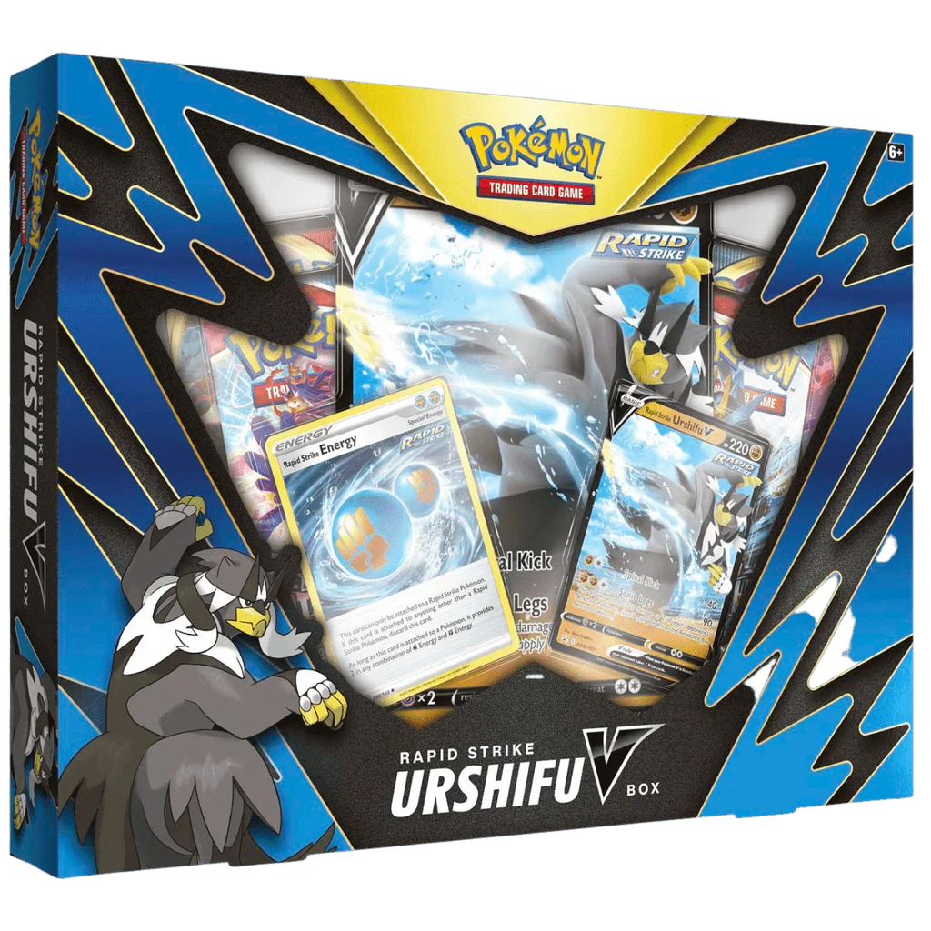 Pokemon TCG - Sword & Shield - Urshifu V Collection Box - Rapid Strike