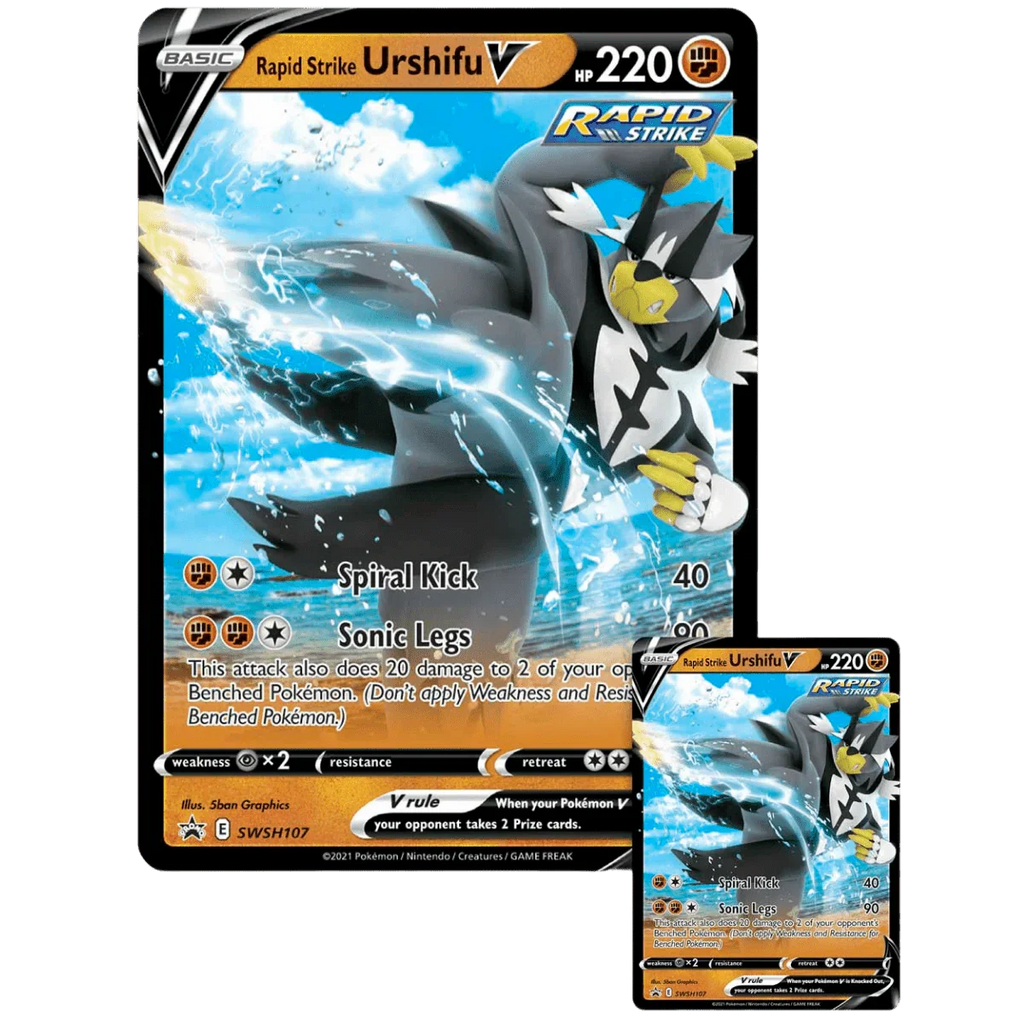 Pokemon TCG - Sword & Shield - Urshifu V Collection Box - Rapid Strike
