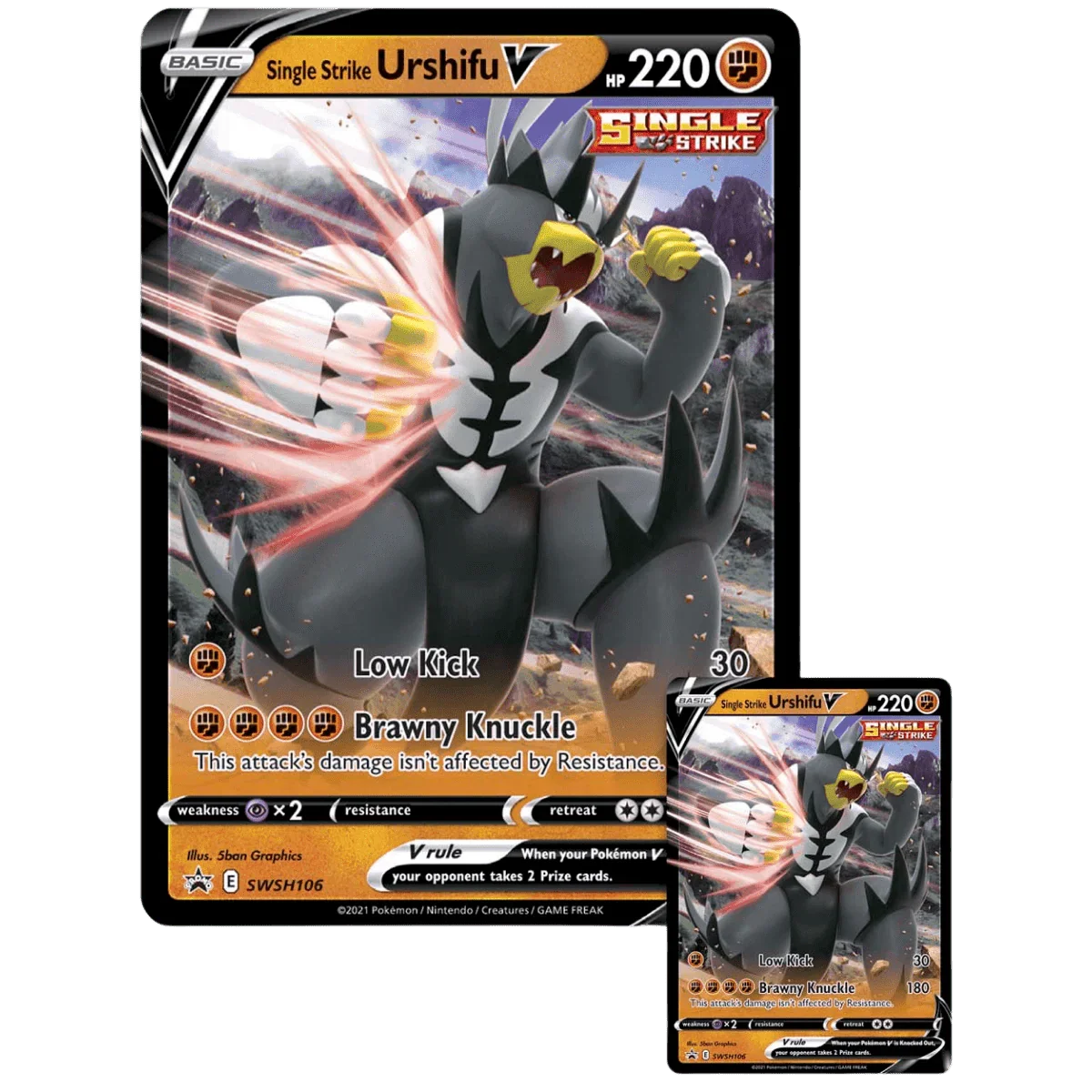 Pokemon TCG - Sword & Shield - Urshifu V Collection Box - Single Strike