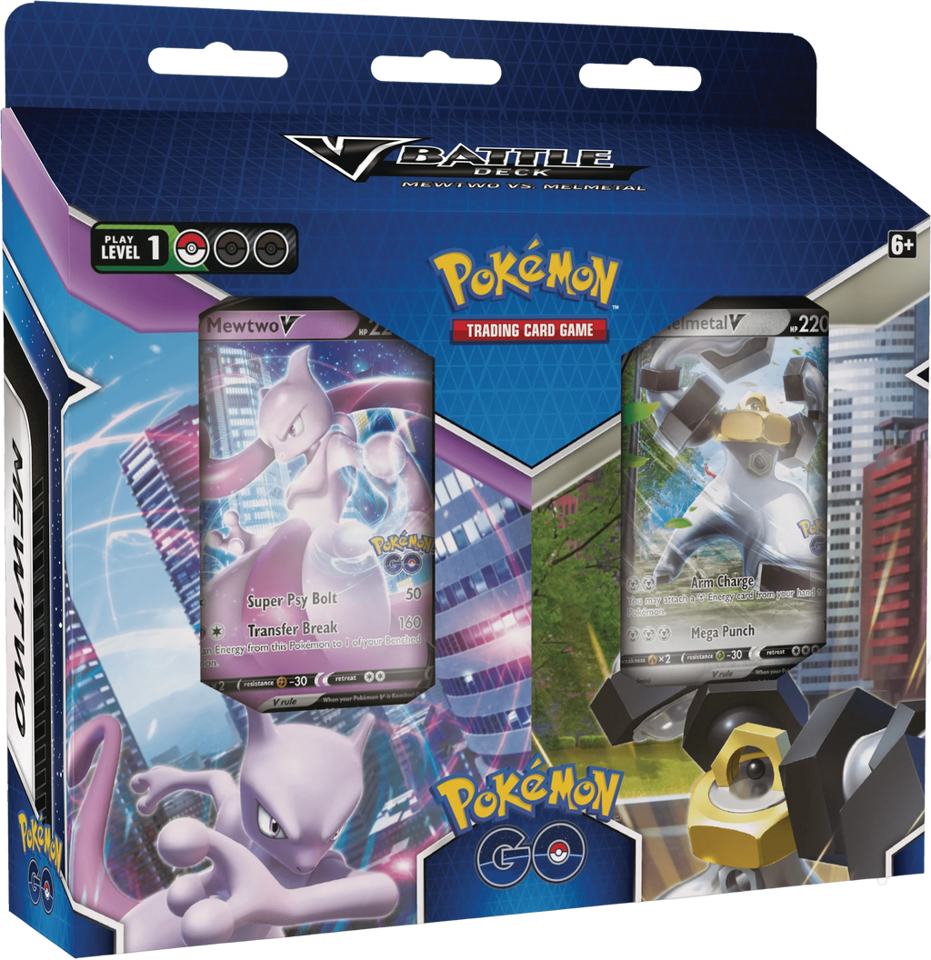 Pokemon TCG - Sword & Shield - Pokemon GO - V Battle Decks - Mewtwo vs Melmetal
