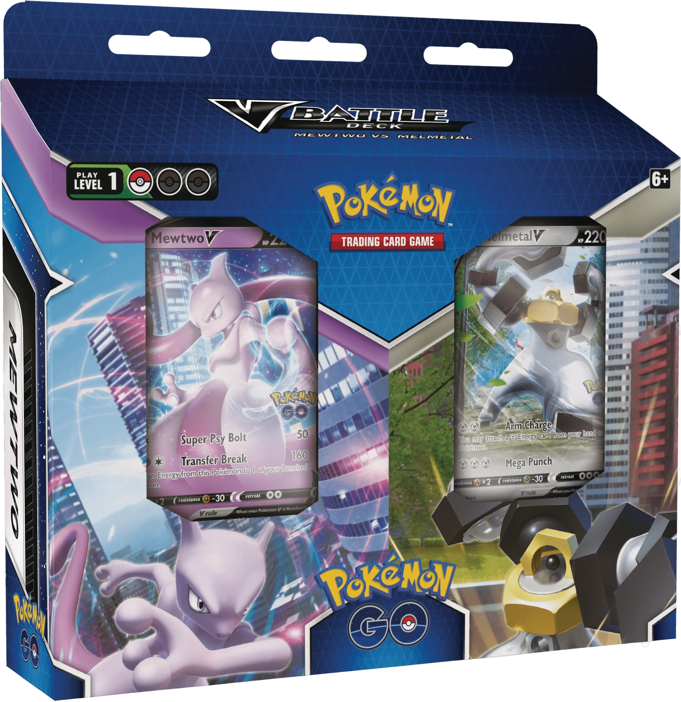 Pokemon TCG - Sword & Shield - Pokemon GO - V Battle Decks - Mewtwo vs Melmetal
