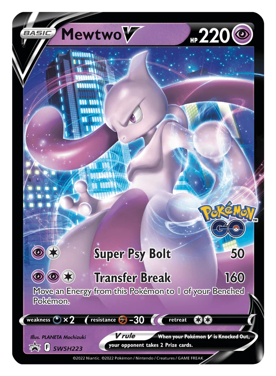 Pokemon TCG - Sword & Shield - Pokemon GO - V Battle Decks - Mewtwo vs Melmetal