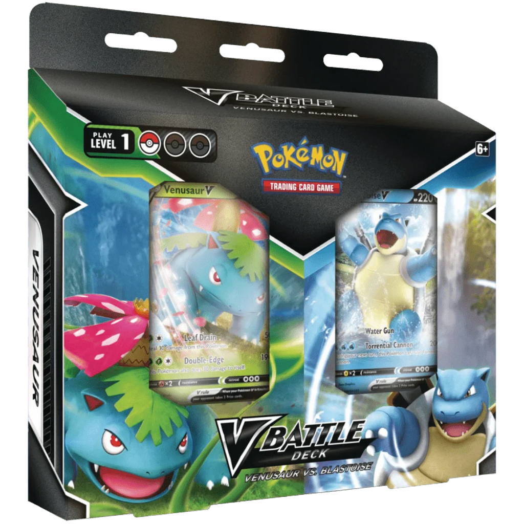 Pokemon TCG - Sword &amp; Shield - Venusaur vs Blastoise V Battle Deck