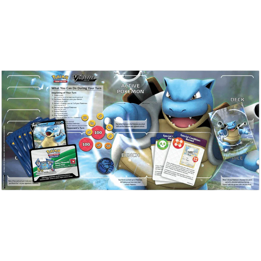 Pokemon TCG - Sword &amp; Shield - Venusaur vs Blastoise V Battle Deck
