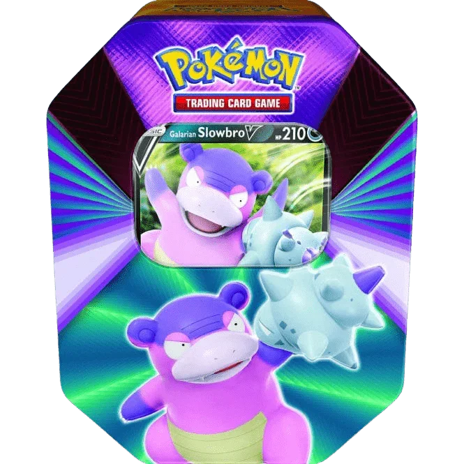 Pokemon TCG - Sword & Shield - V Forces Tin - Galarian Slowbro V