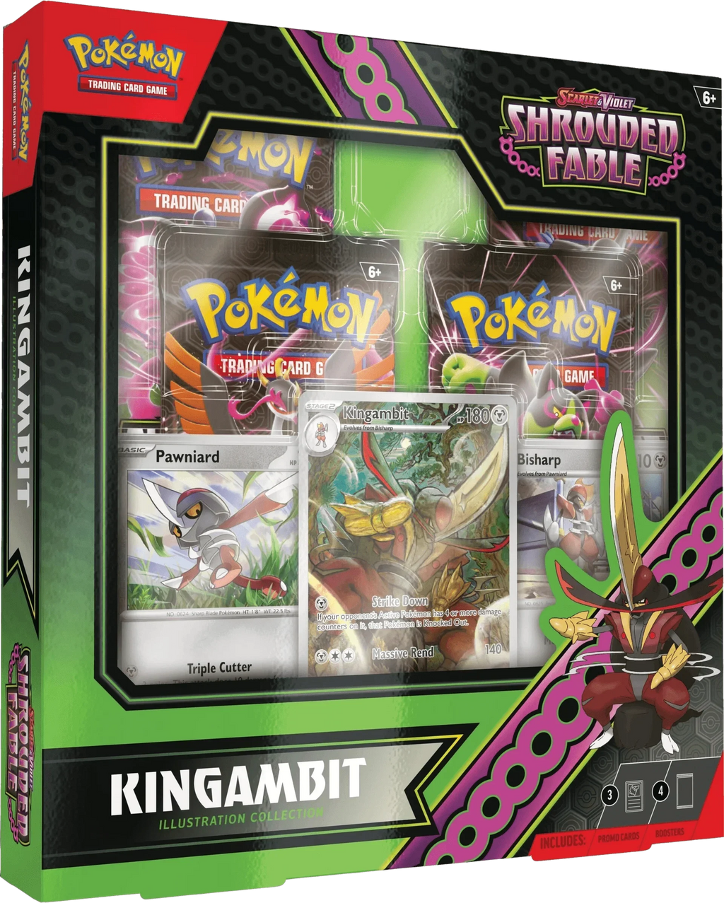 Pokemon TCG - Scarlet & Violet - Shrouded Fable - Kingambit Illustration Collection Box