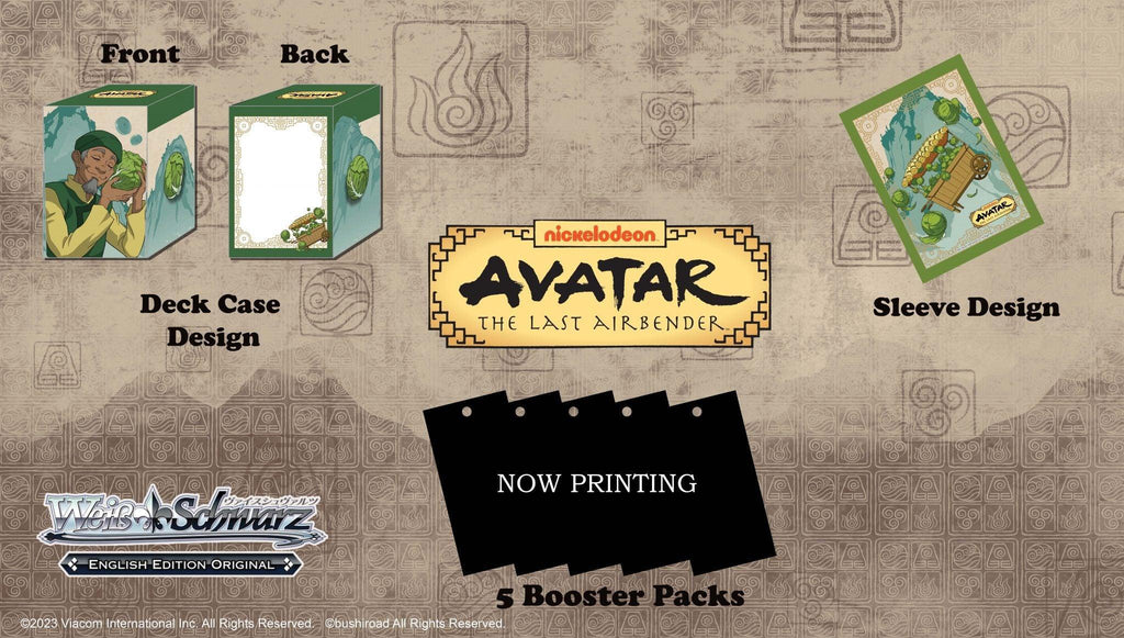 Weiss Schwarz - Avatar: The Last Airbender - Supply Set